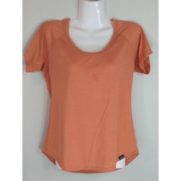 Patagonia Coral Capilene Cool Daily Shirt Womens S Raglan Casual Performance - Picture 2 of 6
